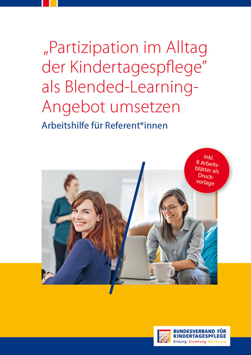 Broschüre: „Partizipation im Alltag der Kindertagespflege“ als Blended-Learning-Angebot umsetzen